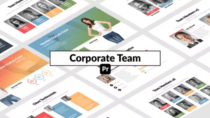 Download: "Corporate Team" Premiere Pro Template on GFXHive