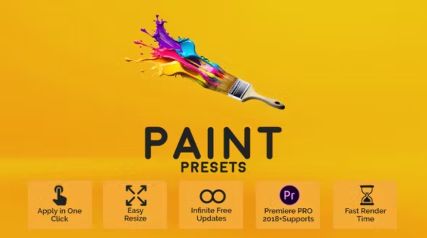 Premiere Pro Presets: Download "Paint Presets" on GFXHive