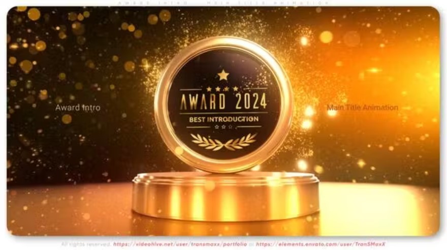 Videohive 51721754 Award Intro Template on GFXHive