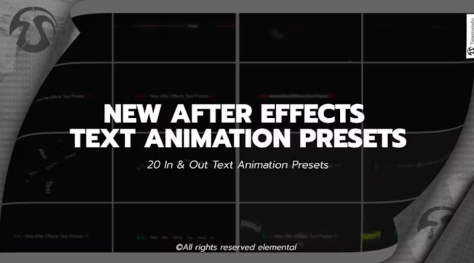 Dynamic Text Presets for After Effects on GFXHive