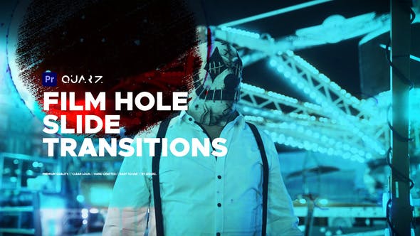 Videohive 51542297 Film Hole Slide Transitions, GFXHive