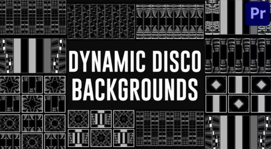 Videohive 51688079 Dynamic Disco Backgrounds for Premiere Pro