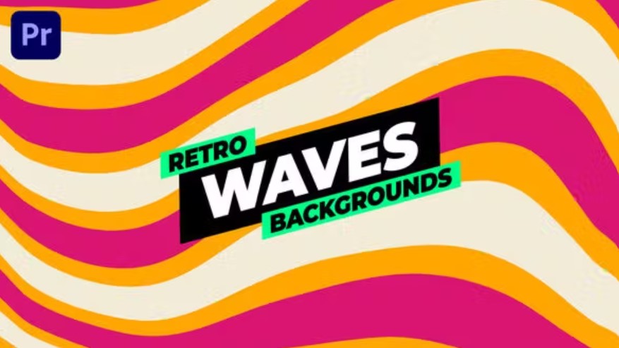 Videohive 51711006 Retro Waves Backgrounds, GFXHive