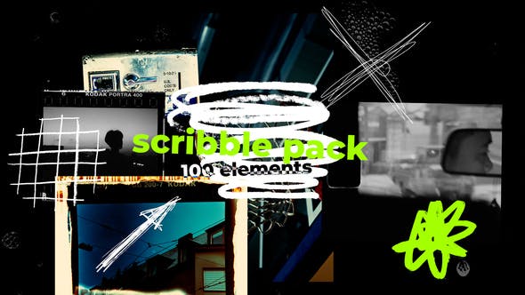 Videohive 51642638 Scribble Pack on GFXHive – Spice Up Your Edits!