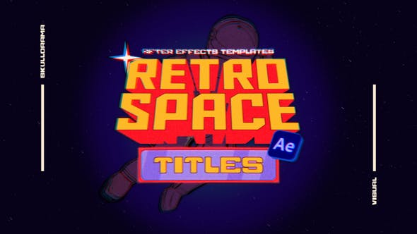 Videohive 51652609 Retro Space Titles on GFXInspir