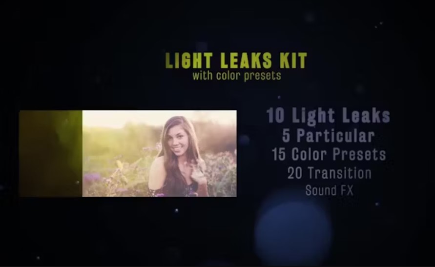 Light Leaks With Color Presets, GFXHive