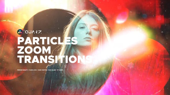 Videohive 51732045 Particles Zoom Transitions for DaVinci Resolve