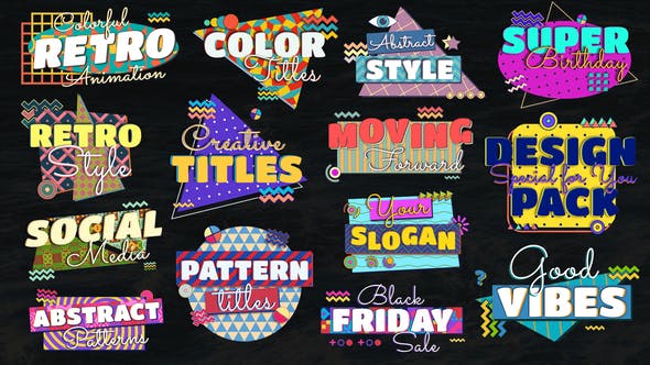 Videohive 51665829 Pop Art Titles, GFXHive