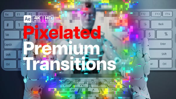 Videohive 51826444: Get Premium Pixelated Transitions for After Effects