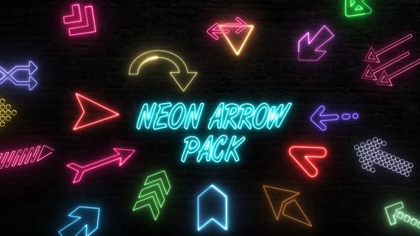 Videohive 48999982 Neon Arrow Pack