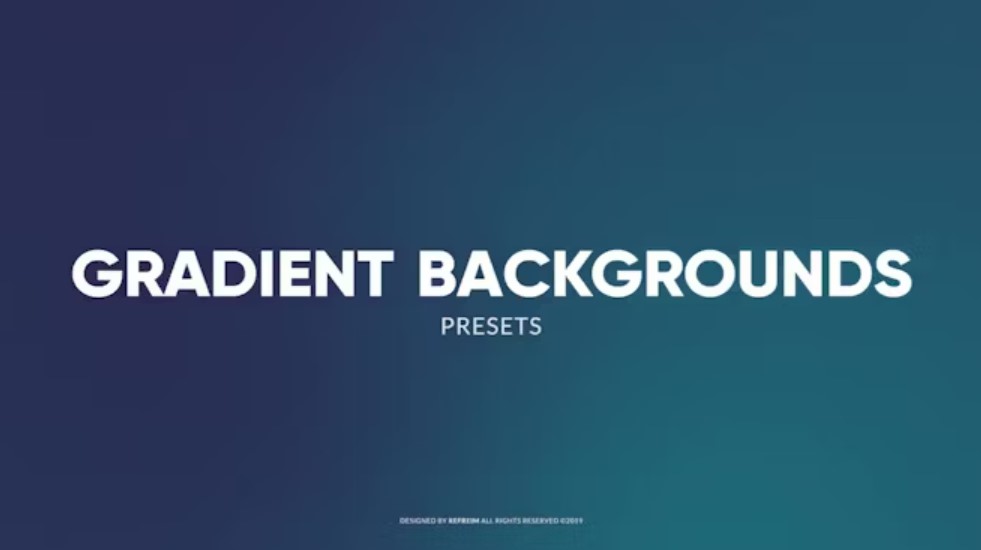 Animated Gradient Backgrounds, GFXHive