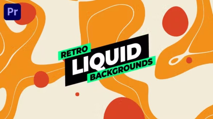 Videohive 51886546 Retro Liquid Backgrounds, GFXHive