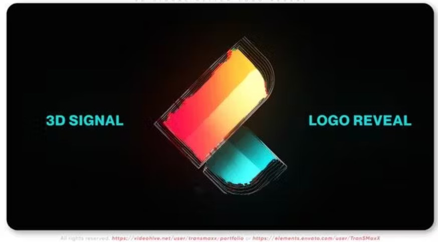 Videohive 51859858 3D Signal Glitch Logo Reveal, GFXHive