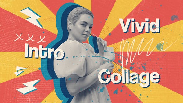 Videohive 50159292 Vivid Collage Intro