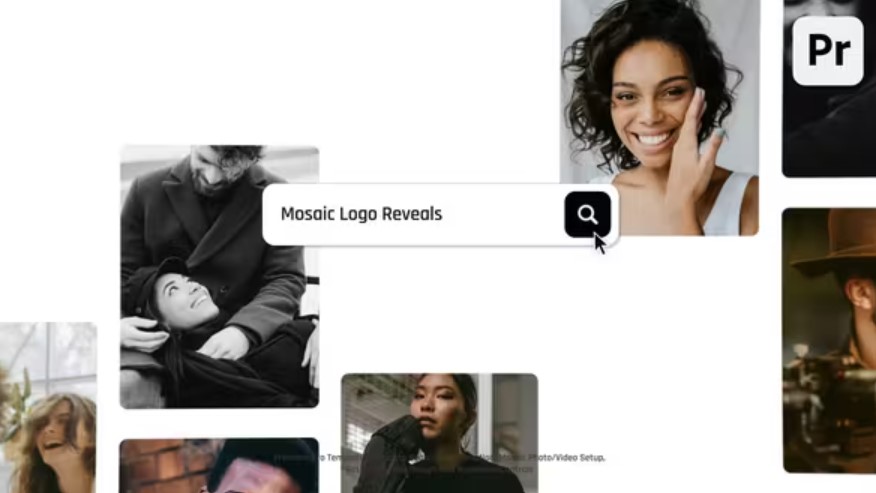 Videohive 51902244 Mosaic Logo Reveals - Premiere Pro, GFXHive