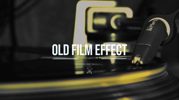 Videohive 51742052 Old Film Effect, GFXHive