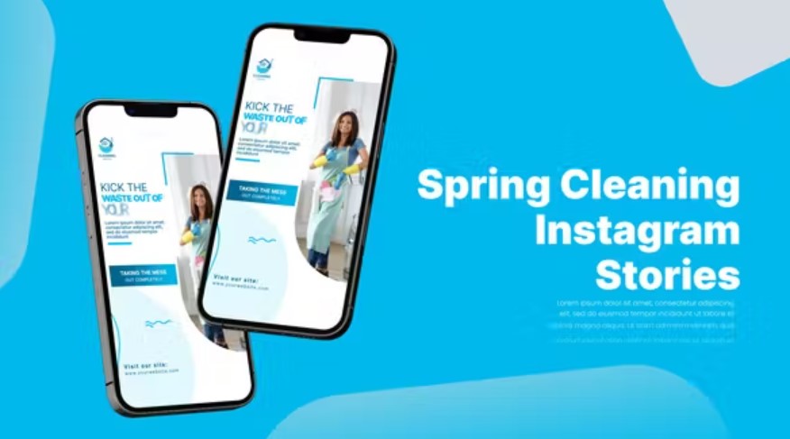 Videohive Spring Cleaning Instagram Stories , GFXHive