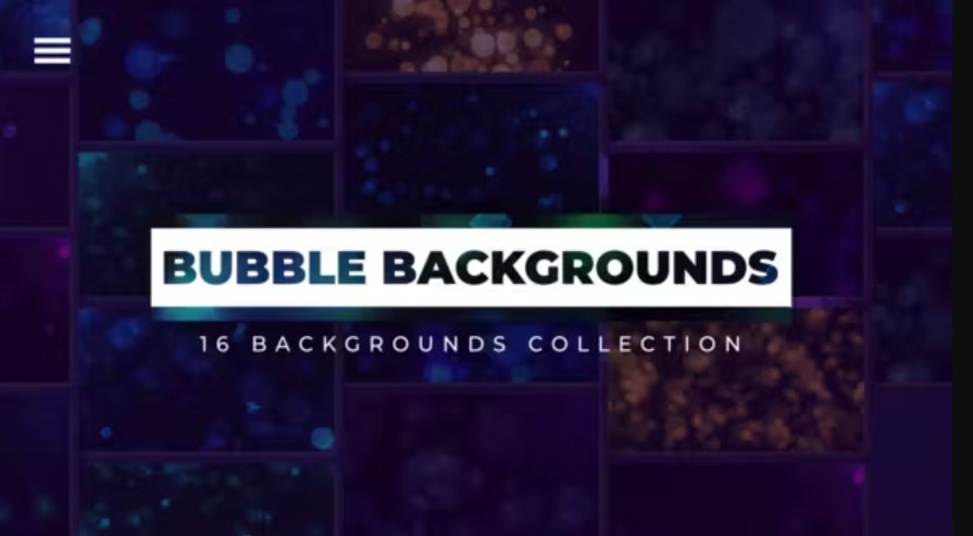 Videohive 51914613 16 Bubble Backgrounds, GFXHive