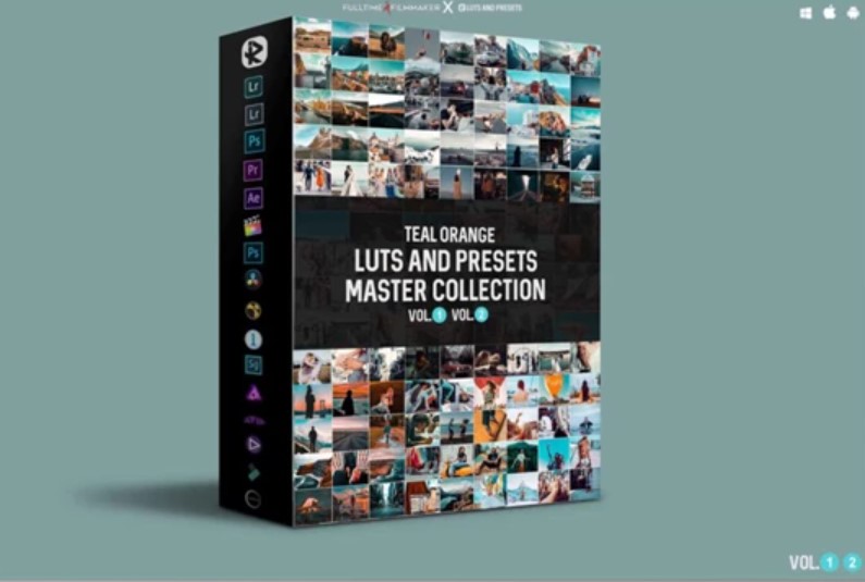 R – LUTs And Presets – Teal Orange MASTER COLLECTION Full