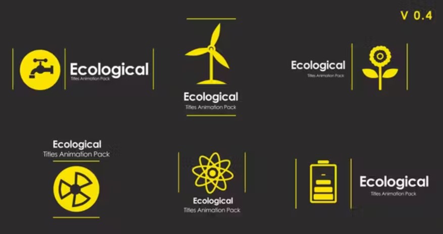 Videohive 51925353 Ecological Titles V 0.4, GFXHive