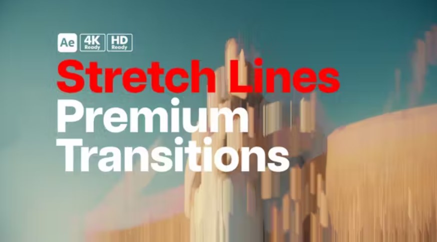 Videohive 51936955 Premium Transitions Stretch Lines, GFXHive