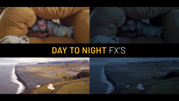 Videohive 51760210 Day to Night Effects | After Effects, GFXHive