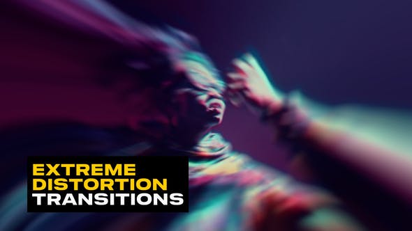 Videohive 51758801 Extreme Distortion Transitions, GFXHive