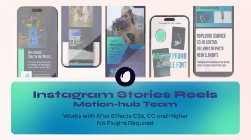 Videohive 51915406 Social Media Instagram Vertical Stories MOGRT