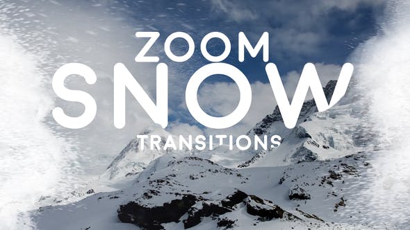 Videohive 50133012: Create Magical Moments with Zoom Snow Transitions