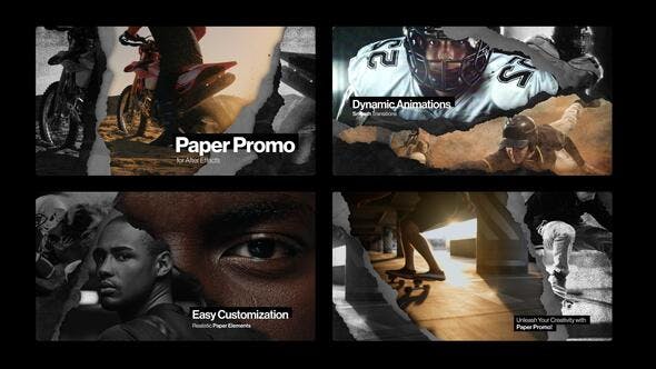 Videohive 50143361: Enhance Your Videos with Torn Paper Promo