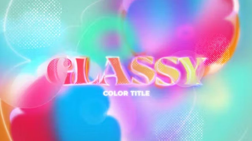 Videohive 51996238 Glassy Title & Logo, GFXHive