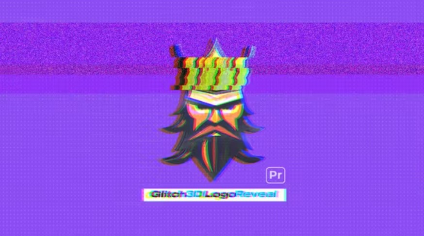 Videohive 51809204 Glitch 3D Logo Reveal for Premiere Pro on GFXHive