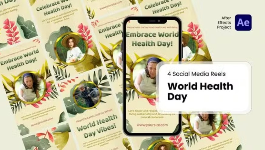 Videohive 51960237 Social Media Reels - World Heath Day After Effect Templates