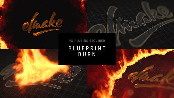 Videohive 27986555 Blueprint Burn