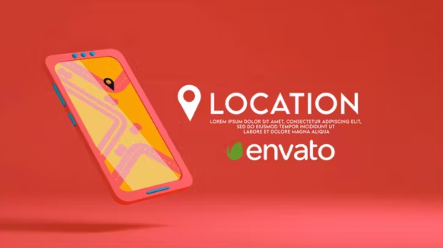 Videohive 52048376 App Location Logo, GFXHive