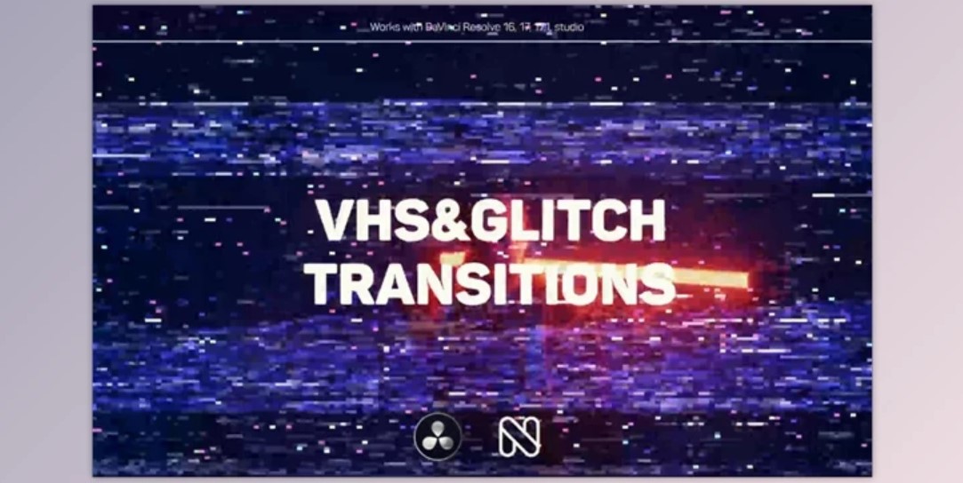 Nitrozme VHS & Glitch Transitions, GFXHive