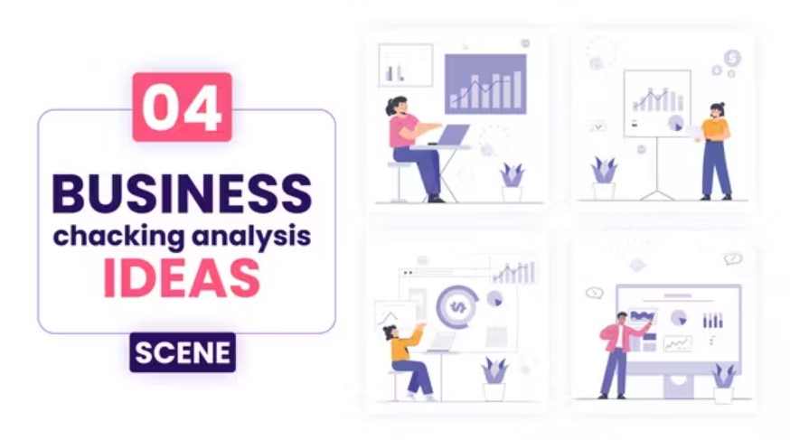 Videohive 52112801 Business checking analysis, GFXHive