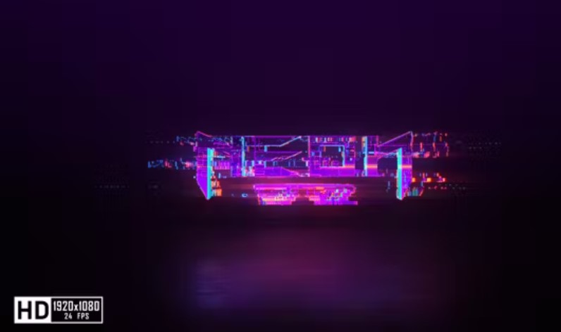 Videohive 51863297 Glitch Neon Logo Reveal, GFXHive