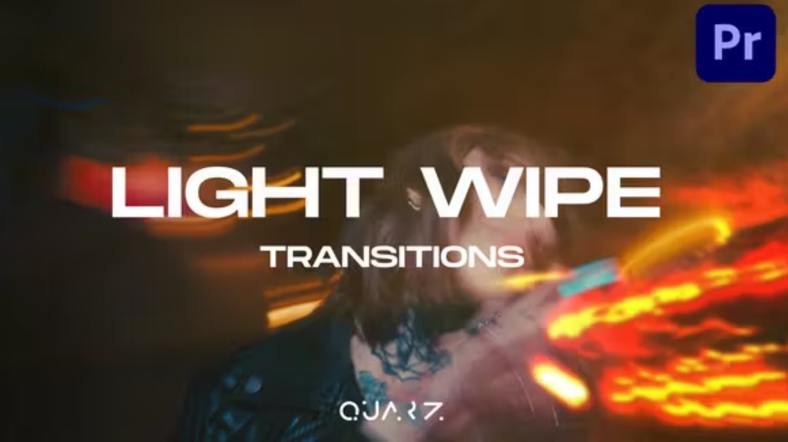 Videohive 52112975 Light Wipe Transitions for Premiere Pro, GFXHive