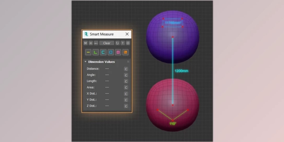 Smart Measure 1.26 upto 3dsMax 2025 , GFXHive