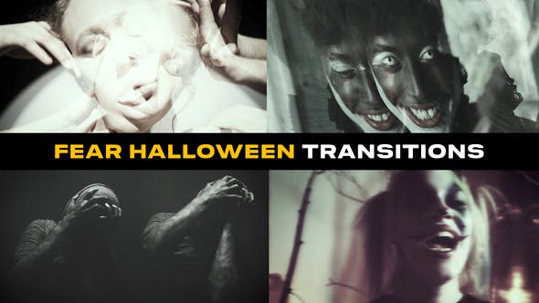 Videohive 52121048: Haunt Your Videos with Fear Halloween Transitions