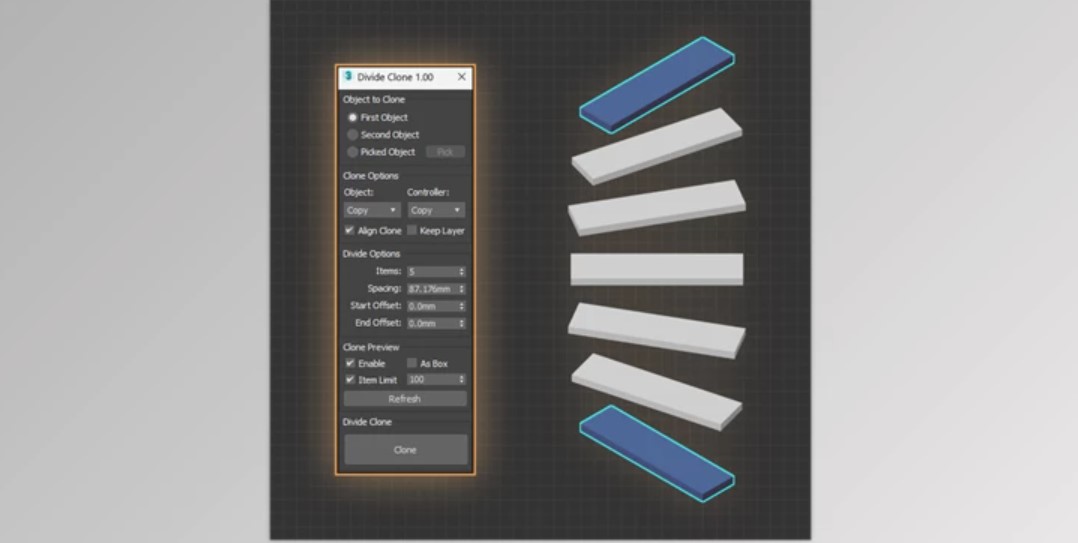 Divide Clone 1.0 upto 3dsMax 2025, GFXHive