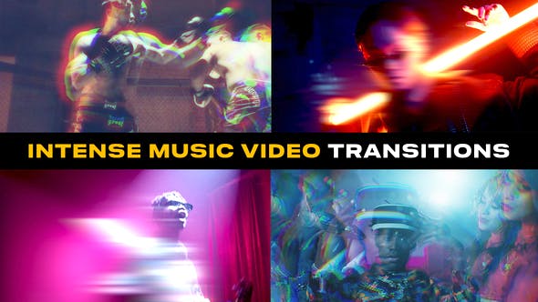 Videohive 52124731 Intense Music Video Transitions | After Effects