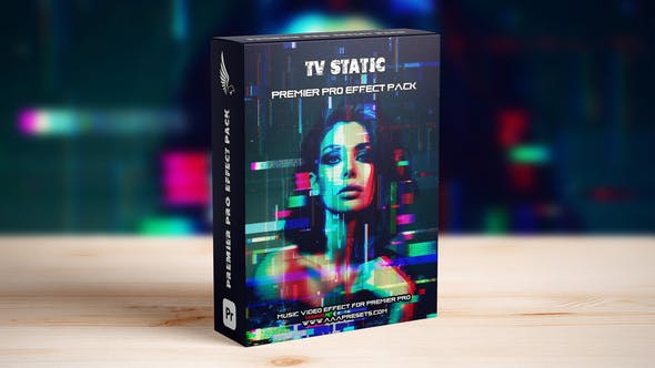 Videohive 52142325 TV Glitch Static Transition for Premiere Pro