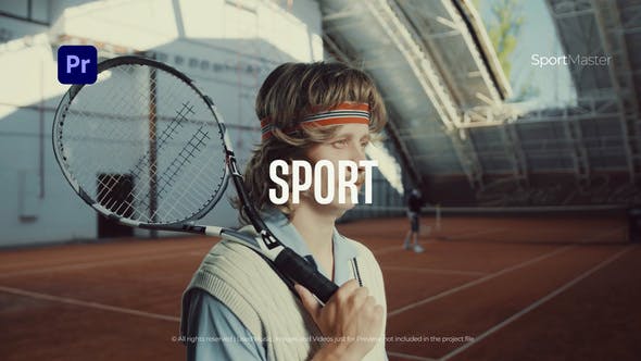 Videohive 52127076 Sports Typography Opener | MOGRT for Premiere Pro