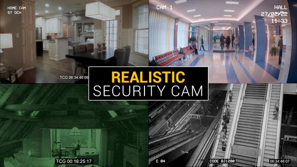 Videohive 52193020 Realistic Security Cam | After Effects | GFXHive