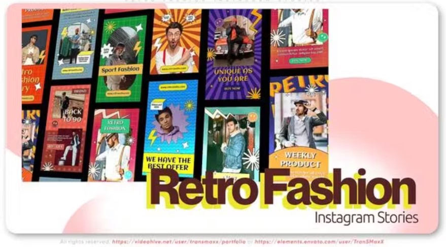 Videohive 52251027 Retro Fashion Instagram Stories