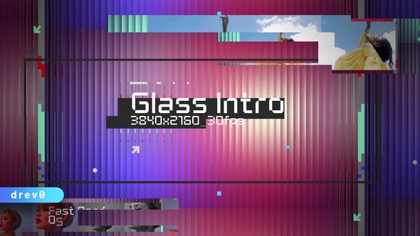 Videohive 52213257 Glass Intro, GFXHive