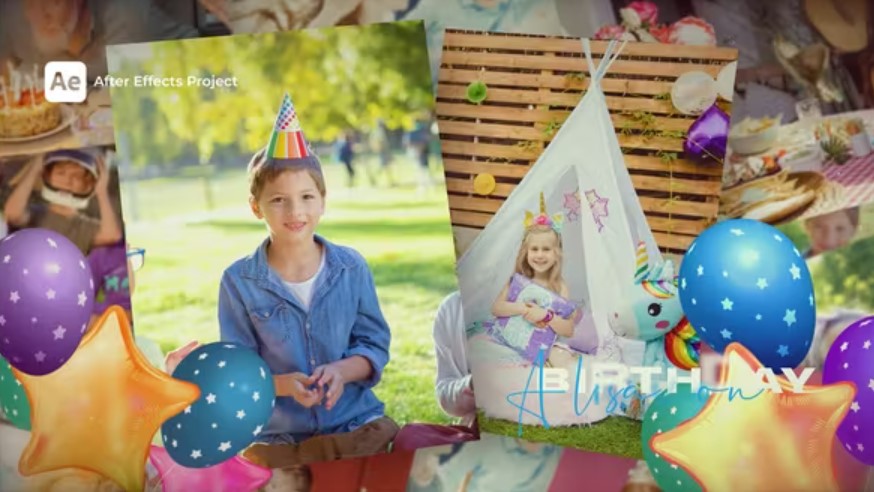 Videohive 52052995 Happy Birthday Photo Slideshow from GFXHive