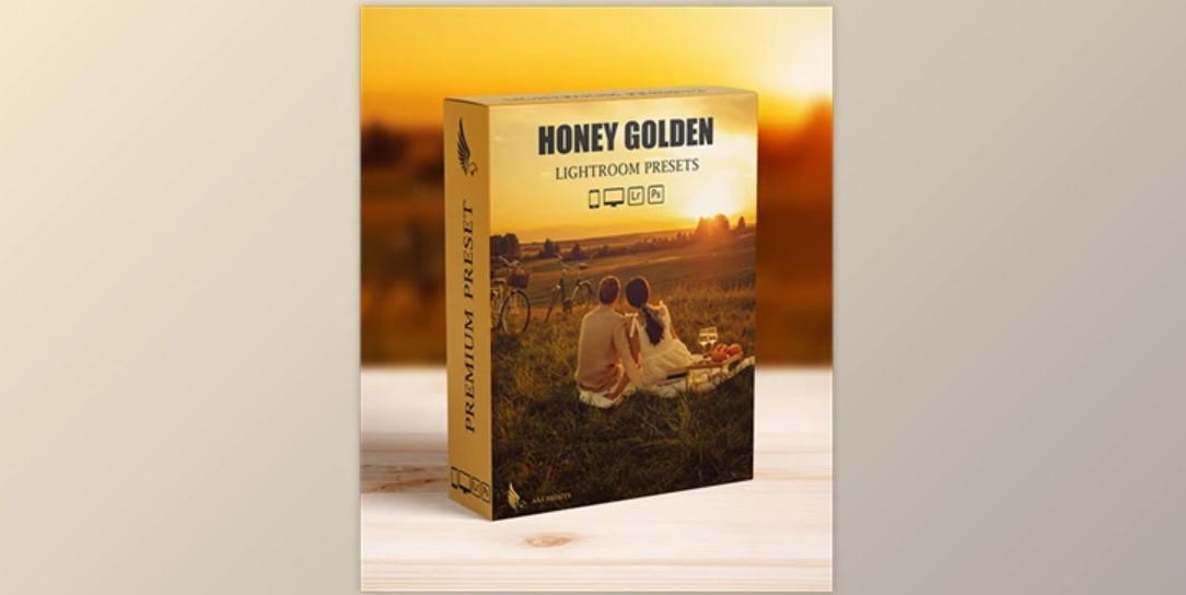 Cinematic Honey Golden Sunset Hour Lightroom Presets - 50070841 from GFXHive